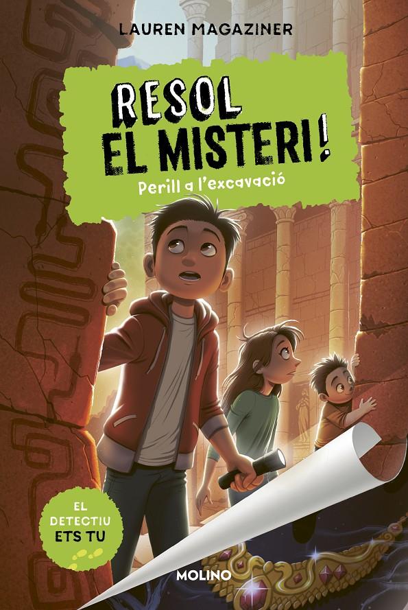 Resol el misteri! 4 - Perill a l'excavació | 9788427226203 | Magaziner, Lauren | Llibreria Sendak