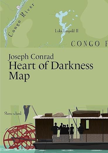 Joseph Conrad: Heart of Darkness Map (Paris Grafik's Literary Maps) | 9789198945645 | Martin Thelander | Librería Sendak