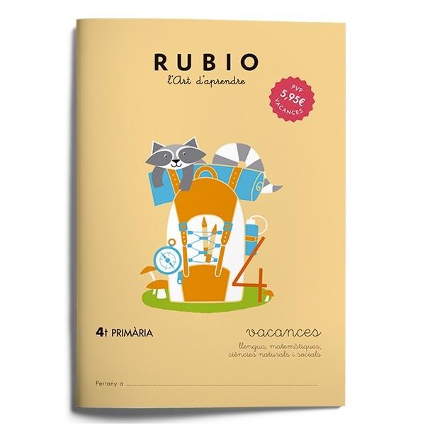 Quaderns Rubio. Vacances 4t Primària | 9788415971955 | Varios autores | Llibreria Sendak