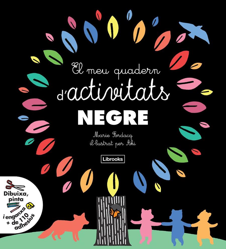 El meu quadern d'activitats negre | 9788494574306 | Fordacq, Marie | Librería Sendak