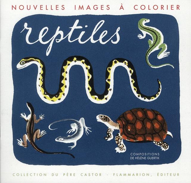 Images à colorier: des reptiles | 9782914495080 | Guertik, Hélène | Llibreria Sendak