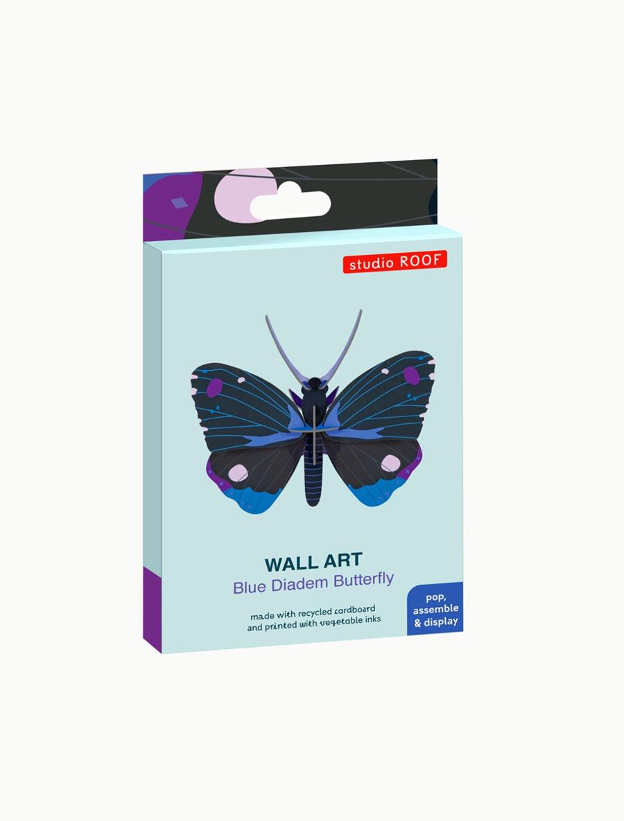 STUDIO ROOF Blue Diadem Butterfly | 8720629647456 | Llibreria Sendak
