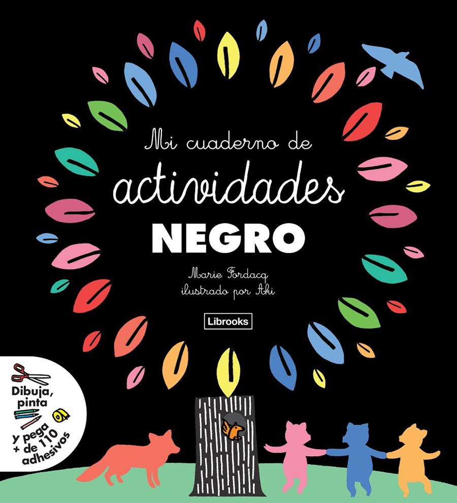 Mi cuaderno de actividades negro | 9788494574313 | Fordacq, Marie | Librería Sendak