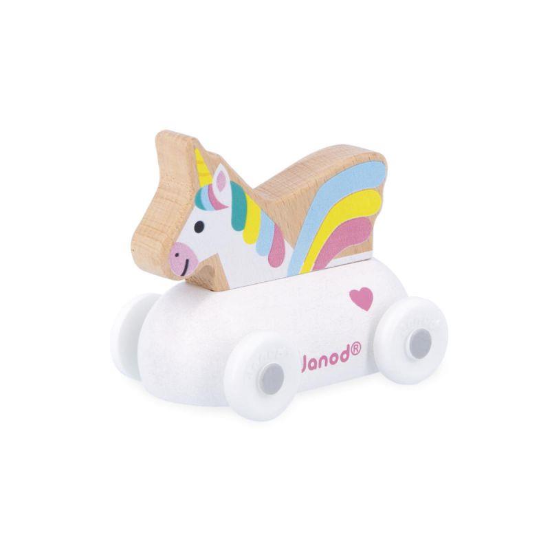 JANOD Cross Roads - Unicornio con ruedas | 3700217359225 | Llibreria Sendak