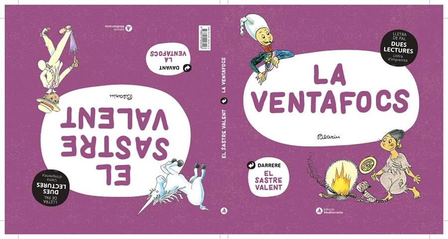 DUES LECTURES. El sastre valent. La ventafocs | 9788419028228 | Pilarín Bayés | Llibreria Sendak