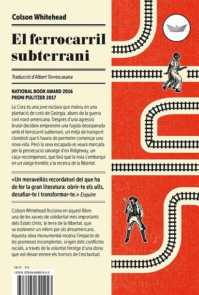 El ferrocarril subterrani | 9788494601453 | Whitehead, Colson | Librería Sendak