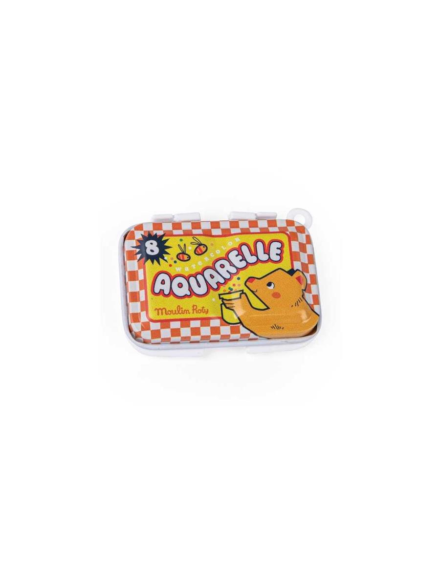 MOULIN ROTY Minipaletas acuarela amarillo - Pequeñas Maravillas | 3575677114048 | Llibreria Sendak