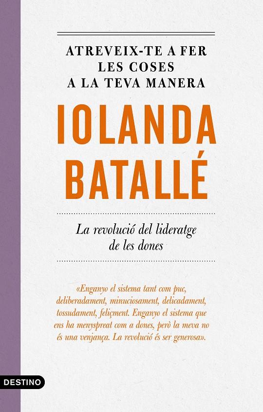 Atreveix-te a fer les coses a la teva manera | 9788497103053 | Batallé Prats, Iolanda | Librería Sendak