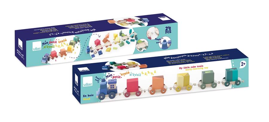VILAC My Little Cube Train | 3048700021236 | Llibreria Sendak