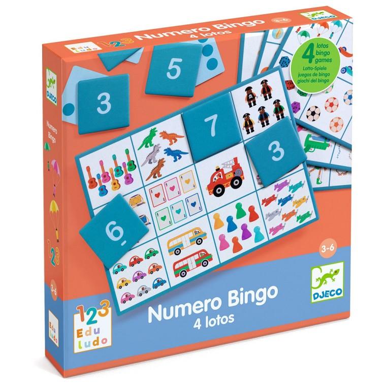 DJECO Eduldo Numero Bingo | 3070900082816 | Librería Sendak