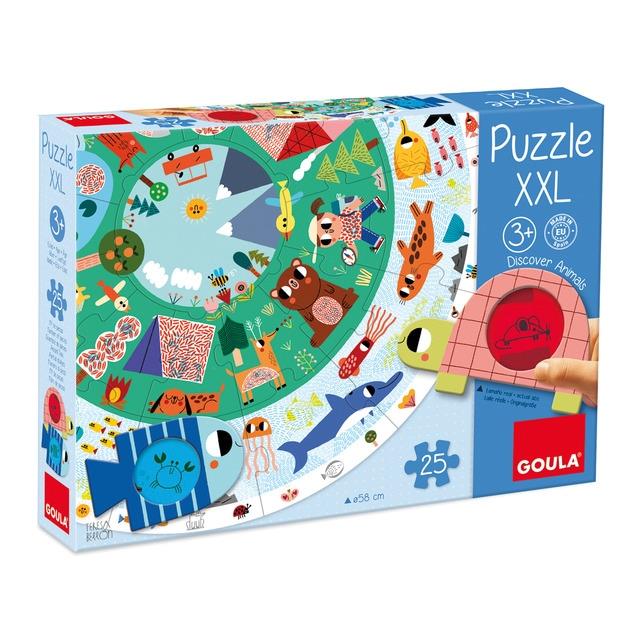 GOULA Puzzle XXL Descobreix els animals amagats | 8410446531778 | Llibreria Sendak