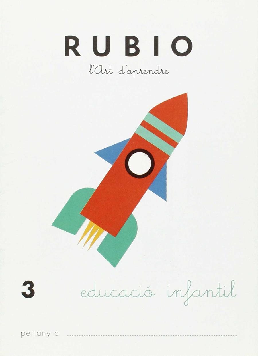 Quadern Rubio - Educació Infantil 3 | 9788489773684 | Rubio Polo, Enrique | Llibreria Sendak