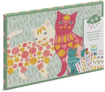 DJECO Crear con papel - Los gatitos de Elodie | 3070900000797 | Librería Sendak