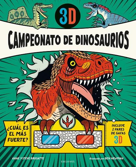 Campeonato de dinosaurios 3D | 9788414073582 | Brusatte, Anne/Brusatte, Steve | Librería Sendak