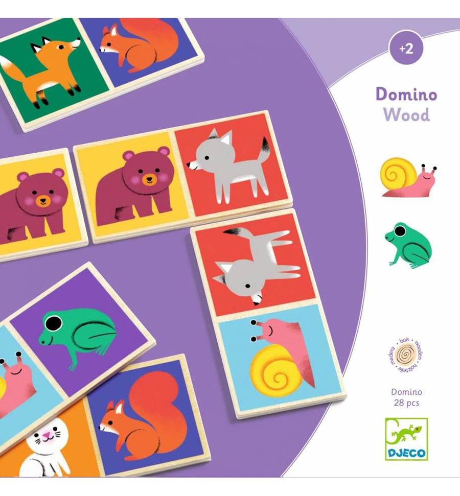 DJECO Domino wood | 3070900016255 | Librería Sendak