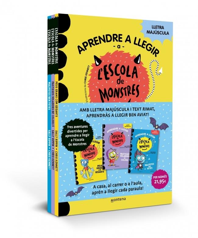 Aprendre a llegir a l'Escola de Monstres - Pack amb els llibres 4, 5 i 6 | 9788410298675 | Rippin, Sally | Llibreria Sendak