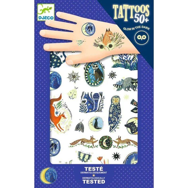 DJECO Tatuajes - Reflejos en la noche | 3070900096189 | Llibreria Sendak