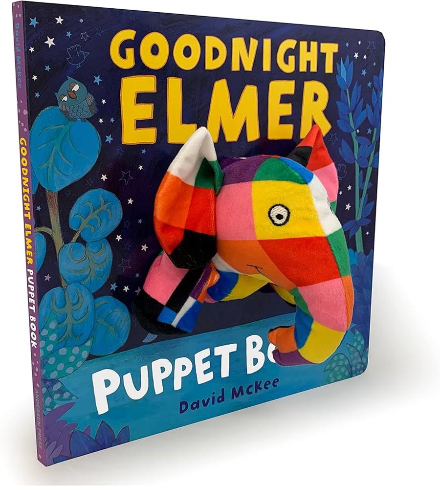 Goodnight, Elmer - Puppet Book | 9781839133053 | Mckee, David | Librería Sendak