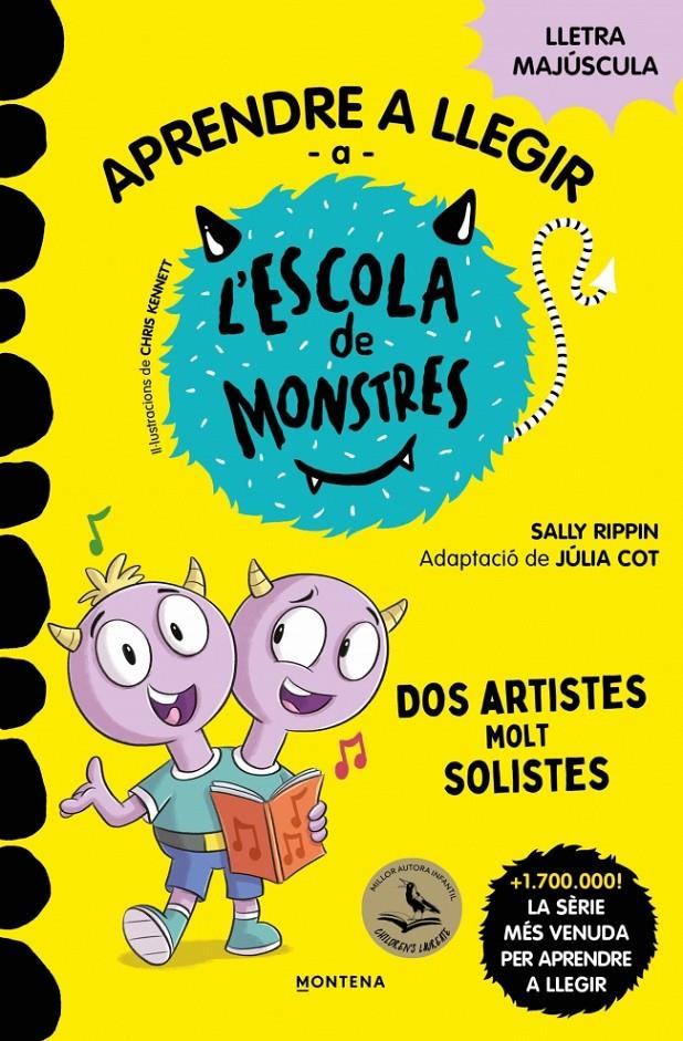 Aprendre a llegir a l'Escola de Monstres 24 - Dos artistes molt solistes | 9791387724191 | Rippin, Sally | Llibreria Sendak