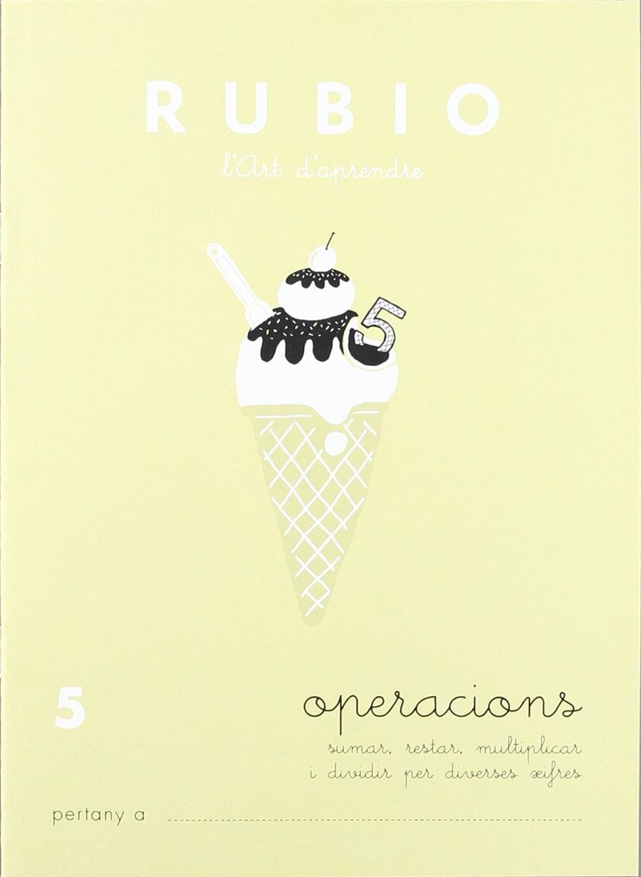 Quaderns Rubio. Operacions 5 | 9788489773080 | Rubio Polo, Enrique | Llibreria Sendak