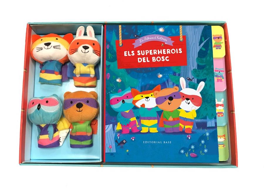 Els superherois del bosc. La fàbrica d'històries | 9788417759247 | Rivère, Benedicte/Taylor, Dan | Librería Sendak