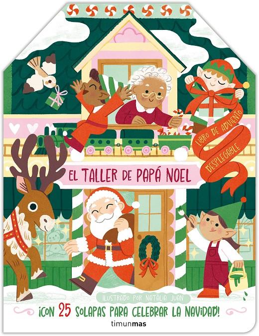 El taller de Papá Noel. Libro de Adviento desplegable | 9788408291459 | Juan Abelló, Natàlia | Librería Sendak