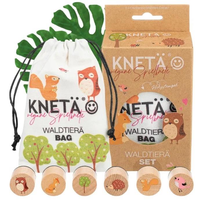 KNETÄ Set sellos de madera - Animales del bosque | 4260719671212 | Llibreria Sendak