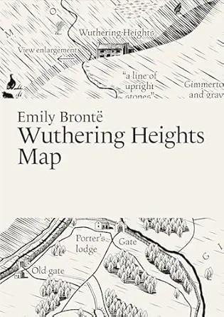 Emily Brontë, Wuthering Heights Map (Paris Grafik's Literary Maps) | 9789198945638 | Paris Grafik / Martin Thelander | Librería Sendak