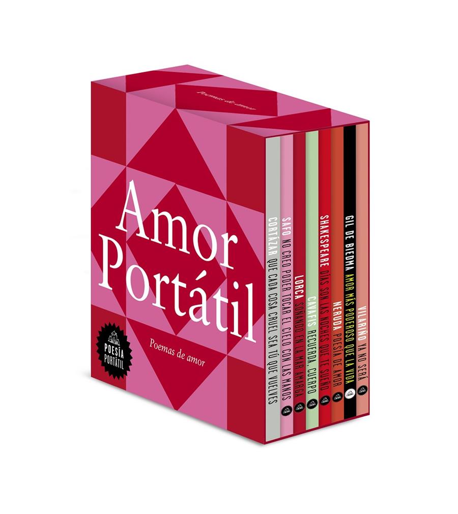 Amor portátil | 9788439742401 | Cortázar, Julio/Safo/García Lorca, Federico/Cavafis, Constantinos/Shakespeare, William/Neruda, Pablo | Librería Sendak