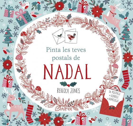 Pinta les teves postals de Nadal | 9788491370864 | Jones, Rebecca | Llibreria Sendak