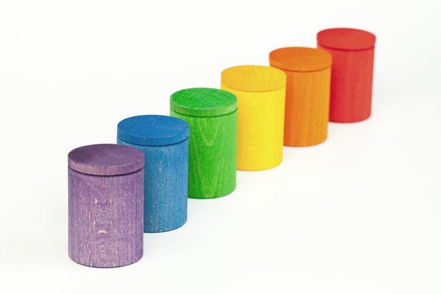 GRAPAT Cubilets pintats amb tap | 9999900000115 | Librería Sendak