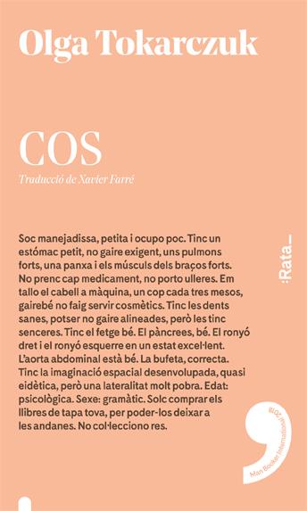Cos | 9788416738496 | Tokarczuk, Olga | Librería Sendak