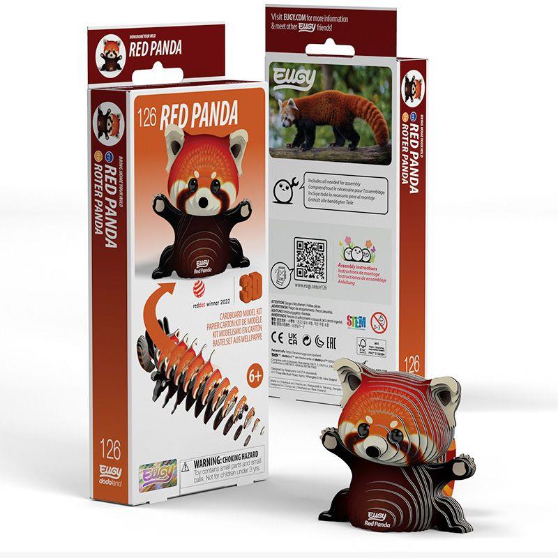 DODOLAND EUGY Panda vermell | 9421036940473 | Llibreria Sendak