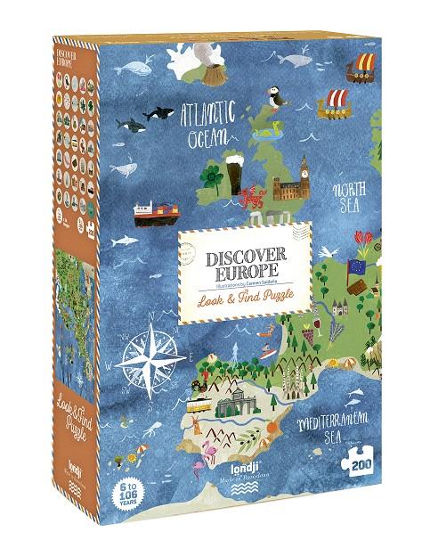 LONDJI Puzzle Discover Europe | 8436580422376 | Llibreria Sendak