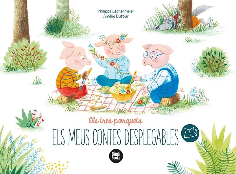 Els tres porquets | 9788418288081 | Lechermeier, Philippe | Librería Sendak