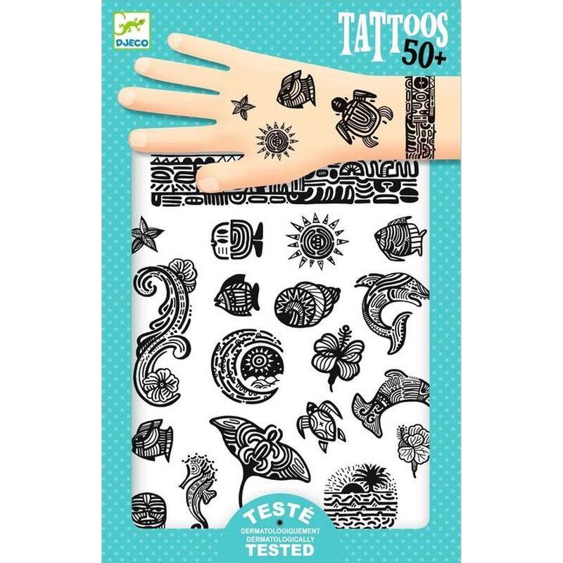 DJECO Tatuatges - Polinèsia | 3070900092488 | Llibreria Sendak