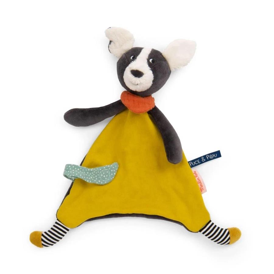 MOULIN ROUTY Doudou Puce groc Puce & Pilou | 3575676840054 | Llibreria Sendak