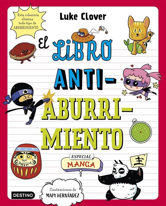 El libro antiaburrimiento. Especial manga | 9788408271871 | Hernández, Mapy/Clover, Luke | Llibreria Sendak