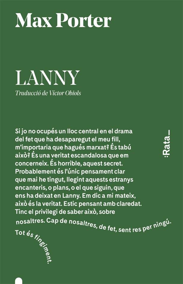 Lanny | 9788416738526 | Porter, Max | Llibreria Sendak