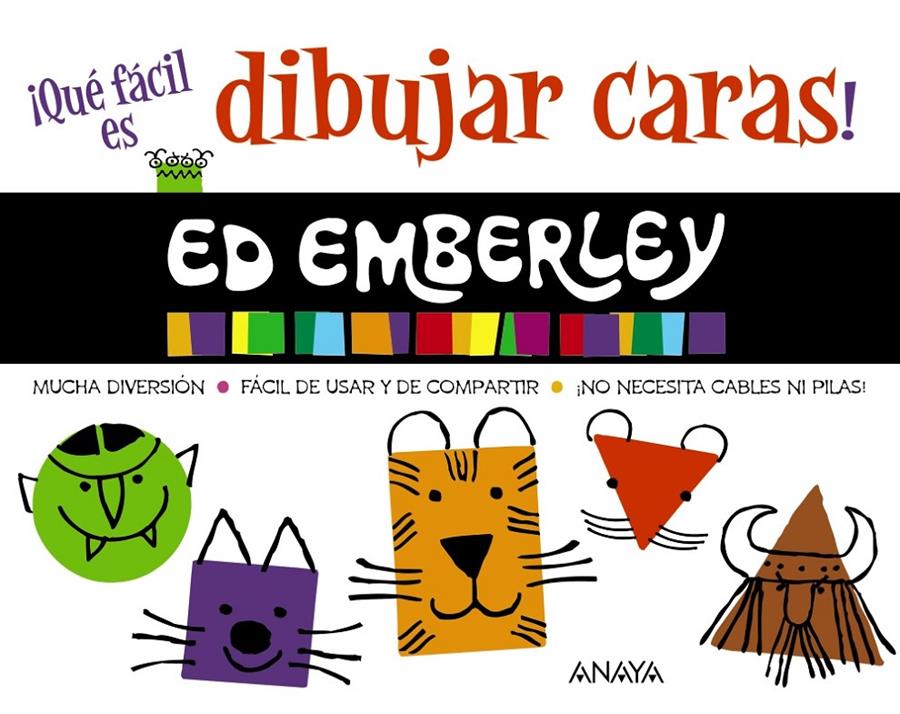 ¡Qué fácil es dibujar caras! | 9788469833834 | Emberley, Ed | Librería Sendak