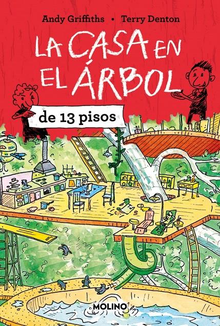 La casa en el árbol de 13 pisos (La casa en el árbol 1) | 9788427256378 | Griffiths, Andy | Llibreria Sendak