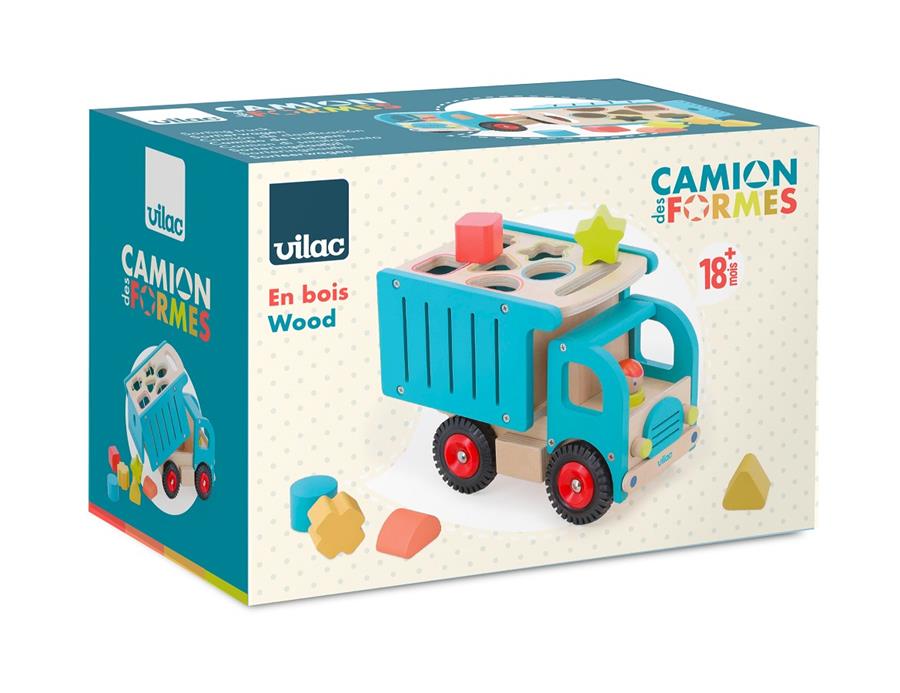 VILAC Sorting Truck -  Camion des formes | 3048700021229 | Llibreria Sendak