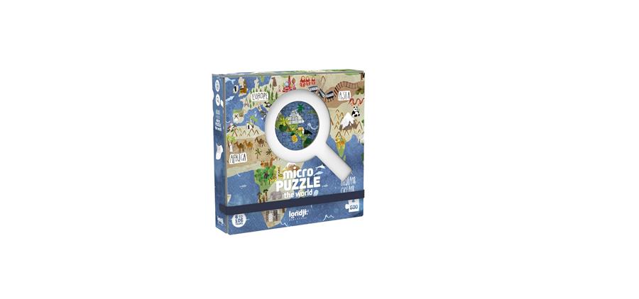 LONDJI Micro Puzzle 600 - The World | 8436580423816 | Librería Sendak