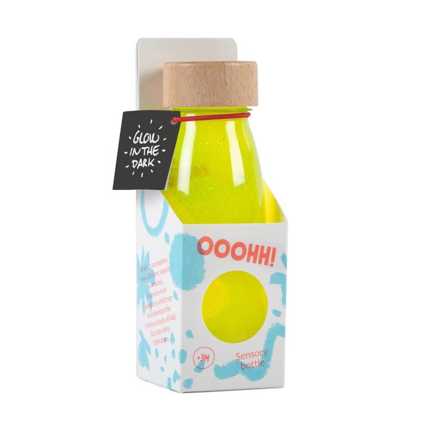 PETIT BOUM Float Bottle Fluo Yellow | 8425402476772 | Llibreria Sendak