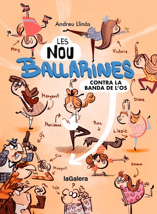 Les nou ballarines 1. Contra la banda de l'os | 9788424674465 | LLINÀS DURAN, ANDREU | Llibreria Sendak