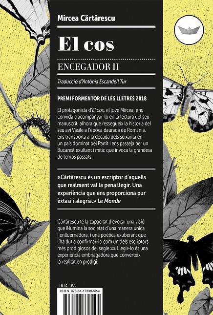 El cos | 9788417339524 | Cartarescu, Mircea | Llibreria Sendak