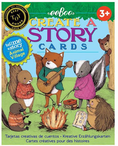 EEBOO Create a Story Cards - Animal Village | 689196504570 | Llibreria Sendak