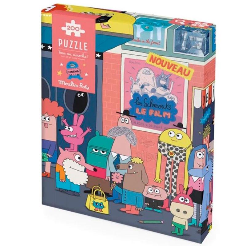 MOULIN ROTY Puzzle ¡Todos al cine! (200 piezas) | 3575677164418 | Llibreria Sendak