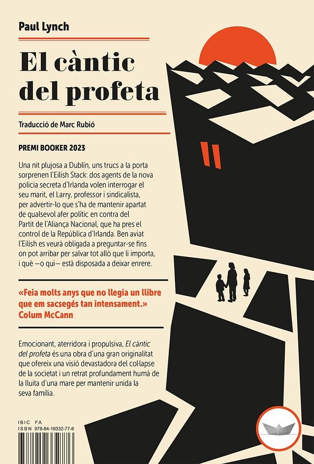 El càntic del profeta | 9788419332776 | Lynch, Paul | Llibreria Sendak