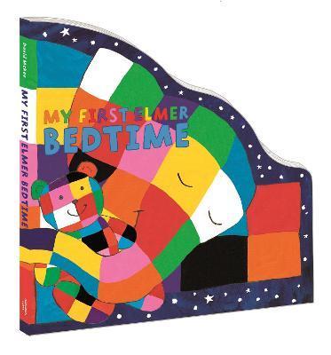 My First Elmer Bedtime: Shaped Board Book | 9781839131646 | McKee, David | Llibreria Sendak